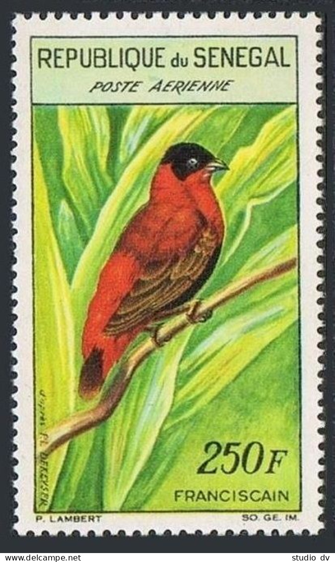 Senegal C29,hinged.Michel 242. Red Bishop-franciscain,1963. - Senegal (1960-...)