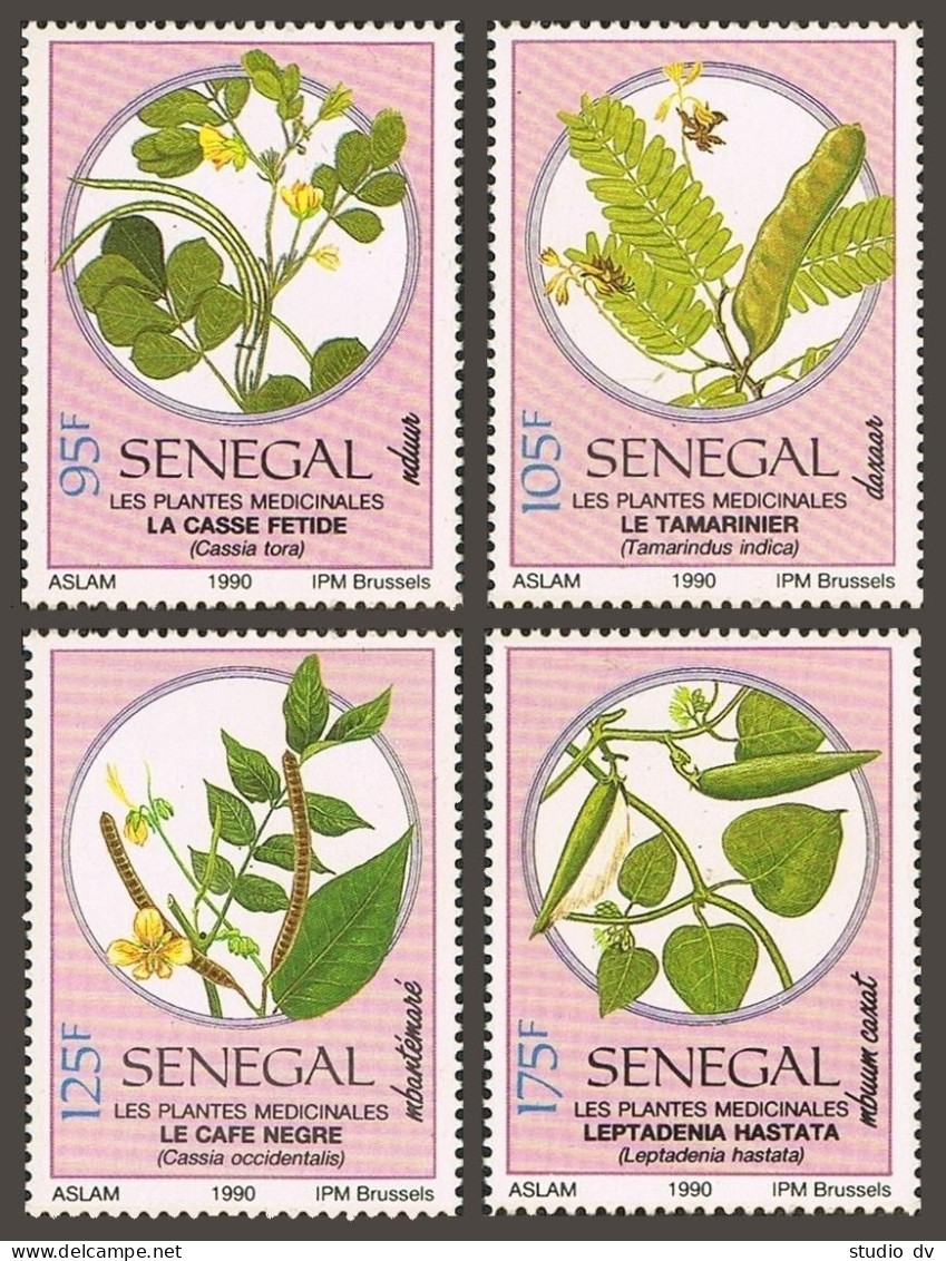 Senegal 901-904,MNH.Michel 1103-1106. Medicinal Plants,1990. - Senegal (1960-...)