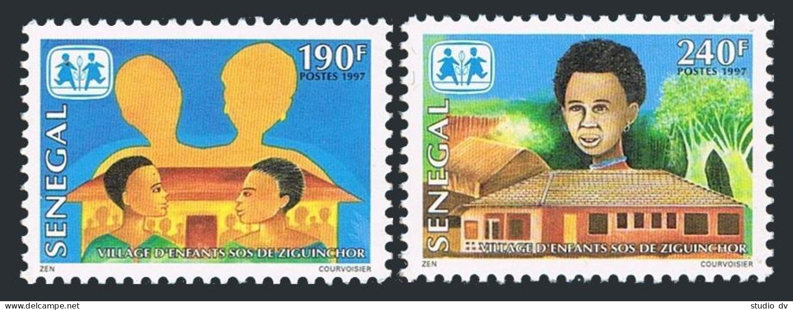 Senegal 1298-1299,MNH. SOS Children's Village,Ziguinchor,1998. - Senegal (1960-...)