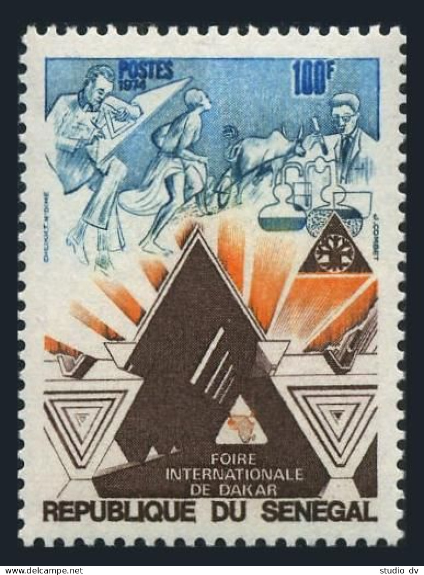 Senegal 405, MNH. Michel 558. Dakar International Fair, 1974. - Sénégal (1960-...)