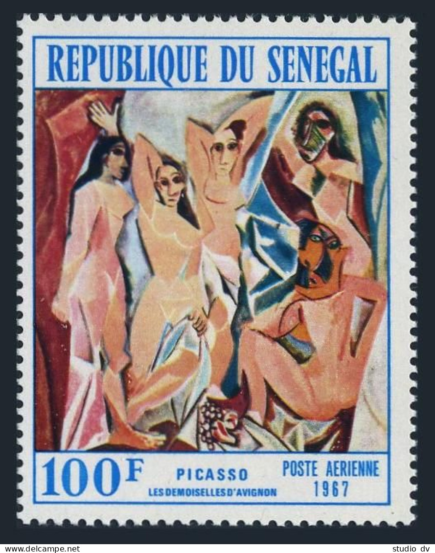 Senegal C59, MNH. Michel 360. The Girl From Avignon, By Picasso, 1967. - Sénégal (1960-...)