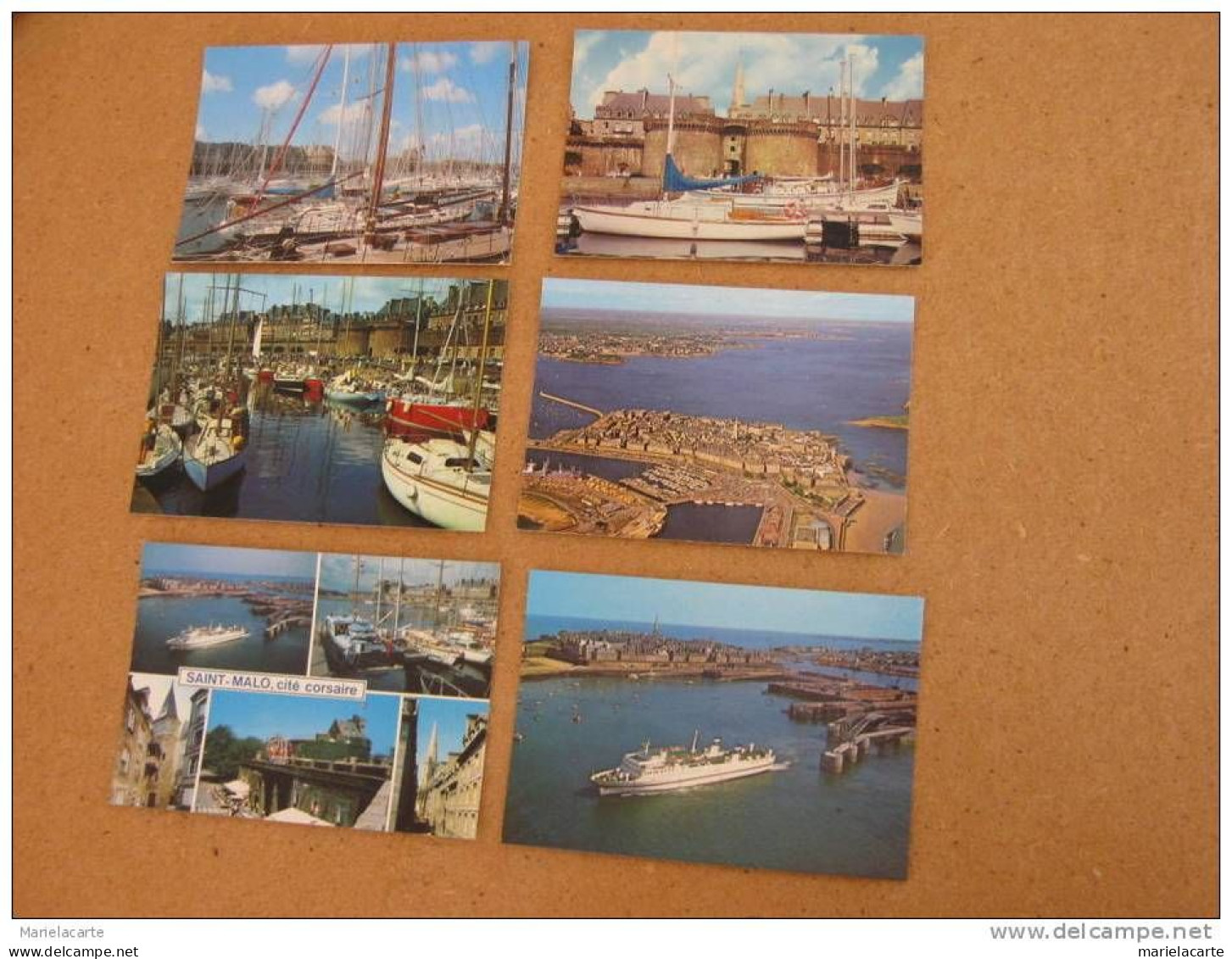 M910 *(  Soyez Le 1 Er - Vente Directe  )    Série De 6 Cartes Postales Sur Saint Malo St Malo - Saint Malo