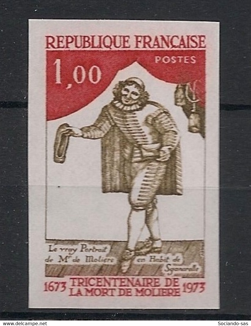 FRANCE - 1973 - N°YT. 1771a - Molière - Non Dentelé / Imperf. - Neuf Luxe ** / MNH / Postfrisch - 1971-1980