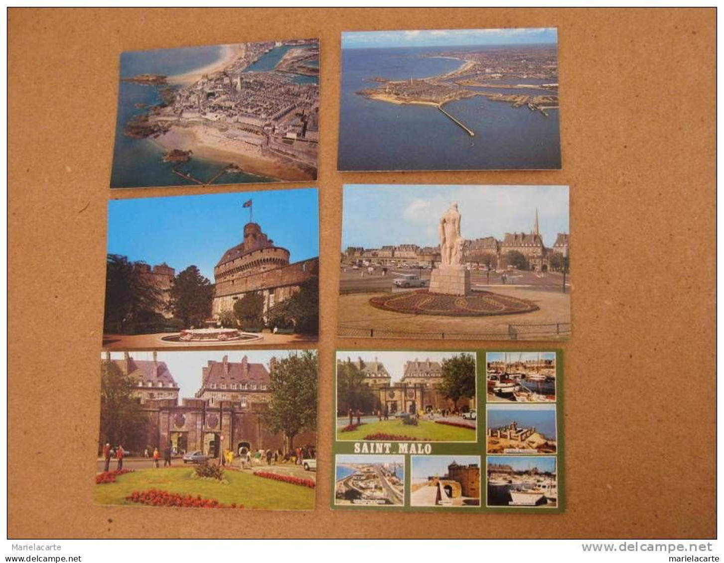 M910 * (  Soyez Le 1 Er - Vente Directe  )   Série De 6 Cartes Postales Sur Saint Malo St Malo - Saint Malo