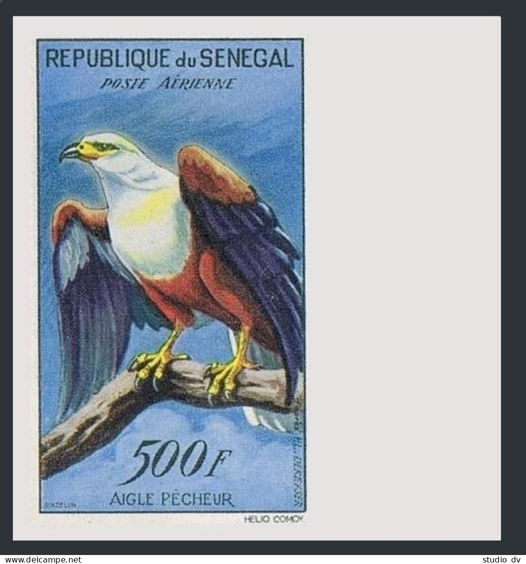 Senegal C30 Imperf,MNH.Michel 243. Fish Eagle,1960. - Sénégal (1960-...)