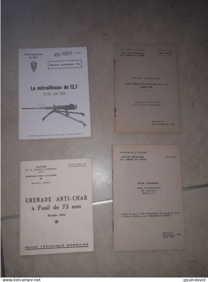 Lot  De  Fasicules  Militaire - Documents