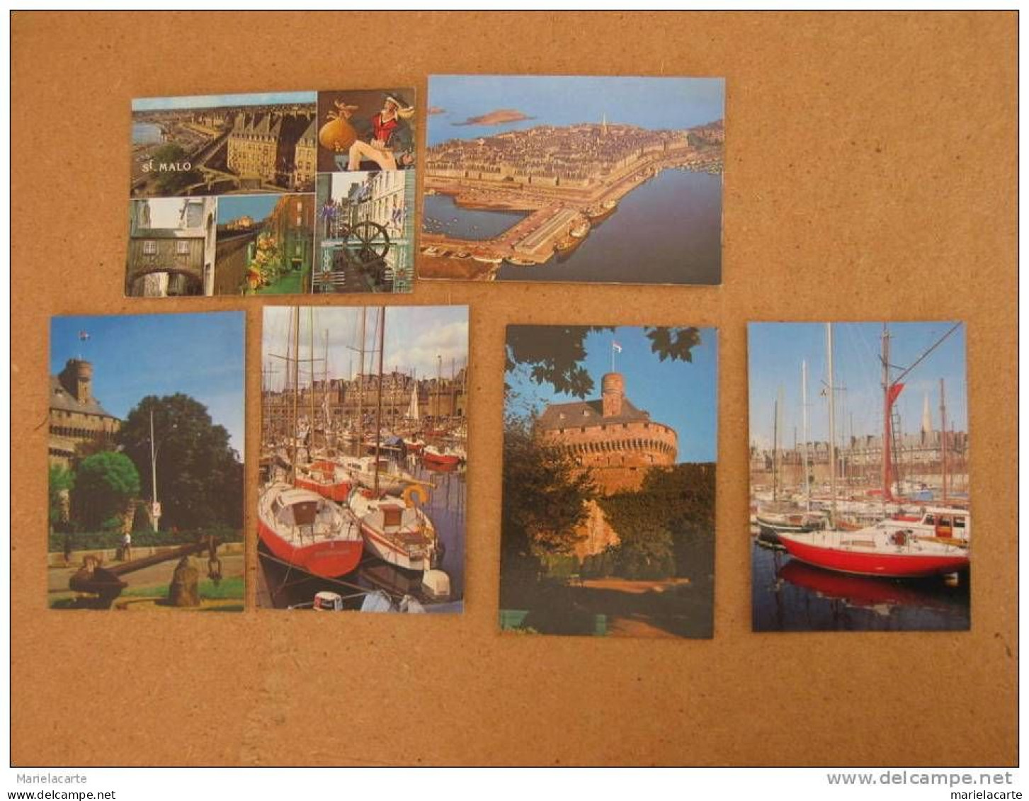 M910 * (  Soyez Le 1 Er - Vente Directe  )   Série De 6 Cartes Postales Sur Saint Malo St Malo - Saint Malo