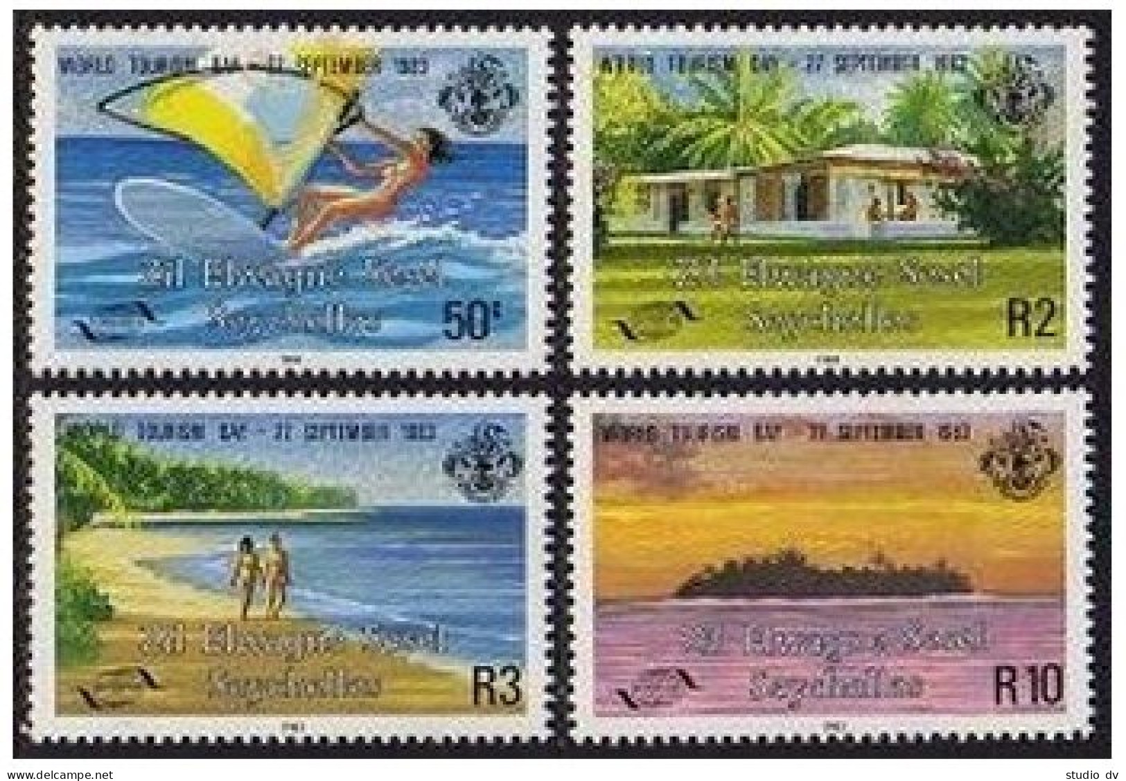 Seychelles Zil Elwannyen Sesel 66-69, MNH. Michel 66-69. Tourism Day 1983. - Seychelles (1976-...)