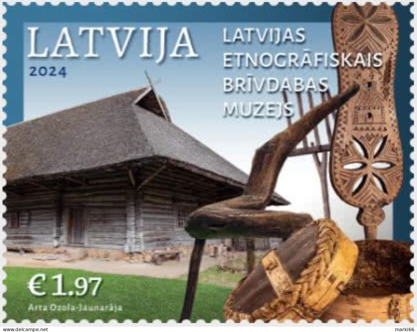 Latvia - 2024 - Open-Air Museum Of Latvia - Mint Stamp - Lettonie