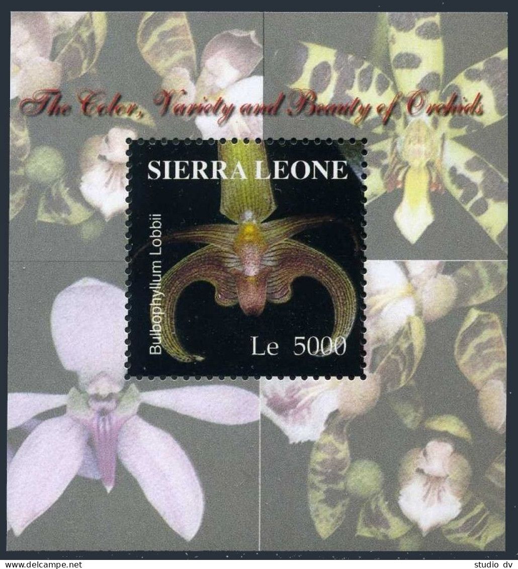 Sierra Leone 2738-2741,2742-2743 Sheets,MNH. Flowers 2004.Orchids. - Sierra Leone (1961-...)