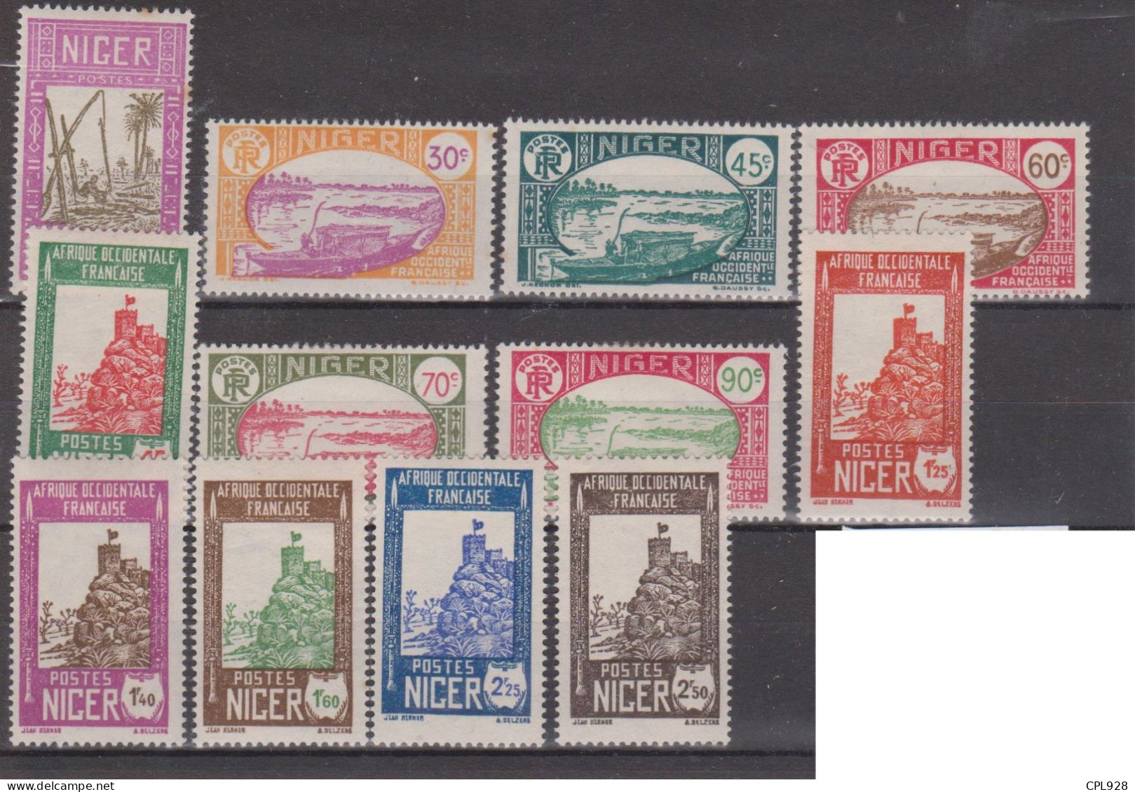 Niger N° 74 à 85 Avec Charnières - Unused Stamps