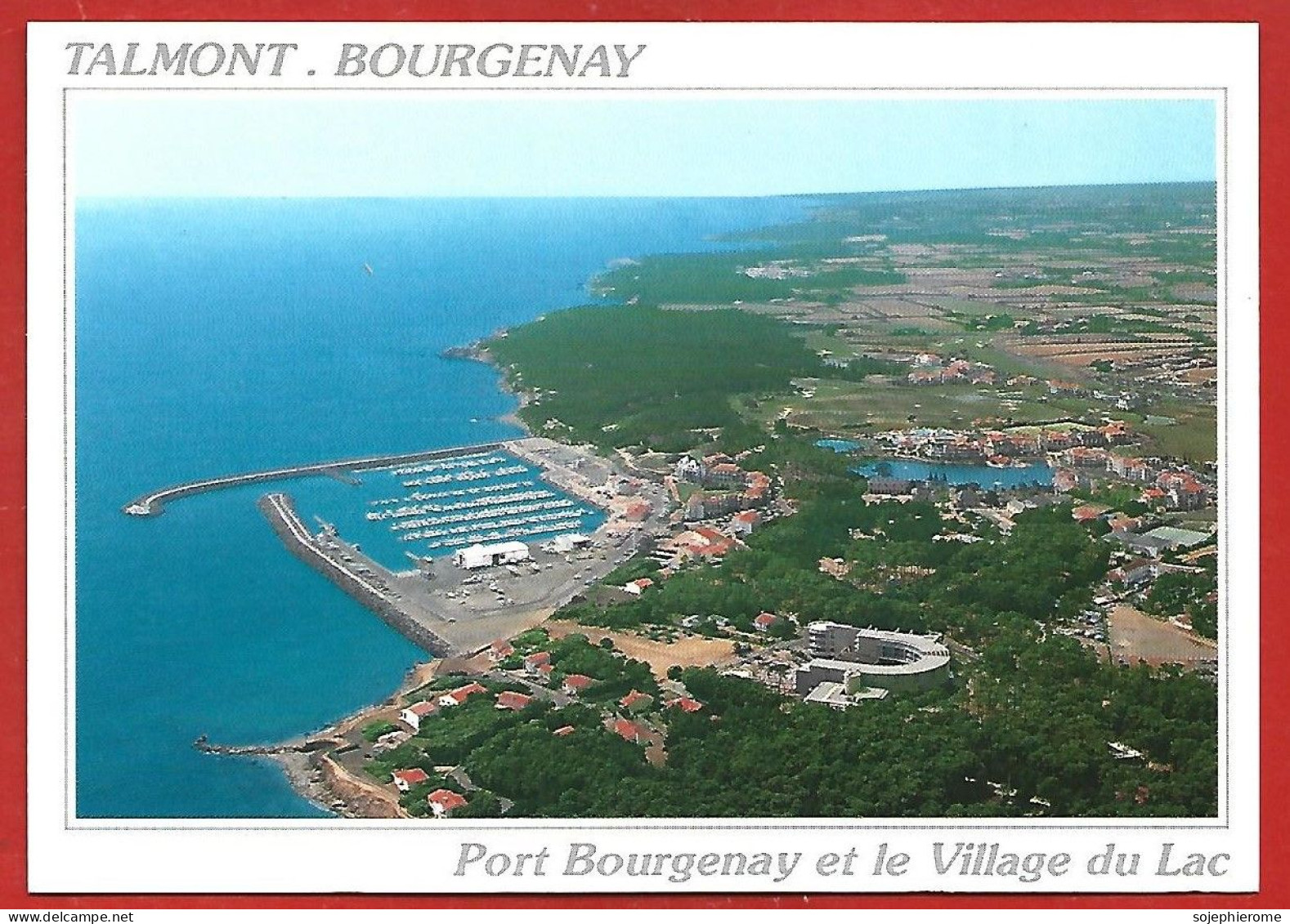 Talmont Bourgenay (85) Port Bourgenay Et Le Village Du Lac Et Le Golf 2scans Vue Aérienne Août 1995 - Talmont Saint Hilaire