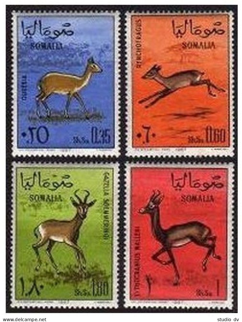 Somalia 302-305, MNH. Michel 99-102. Gazelles 1967. - Somalie (1960-...)