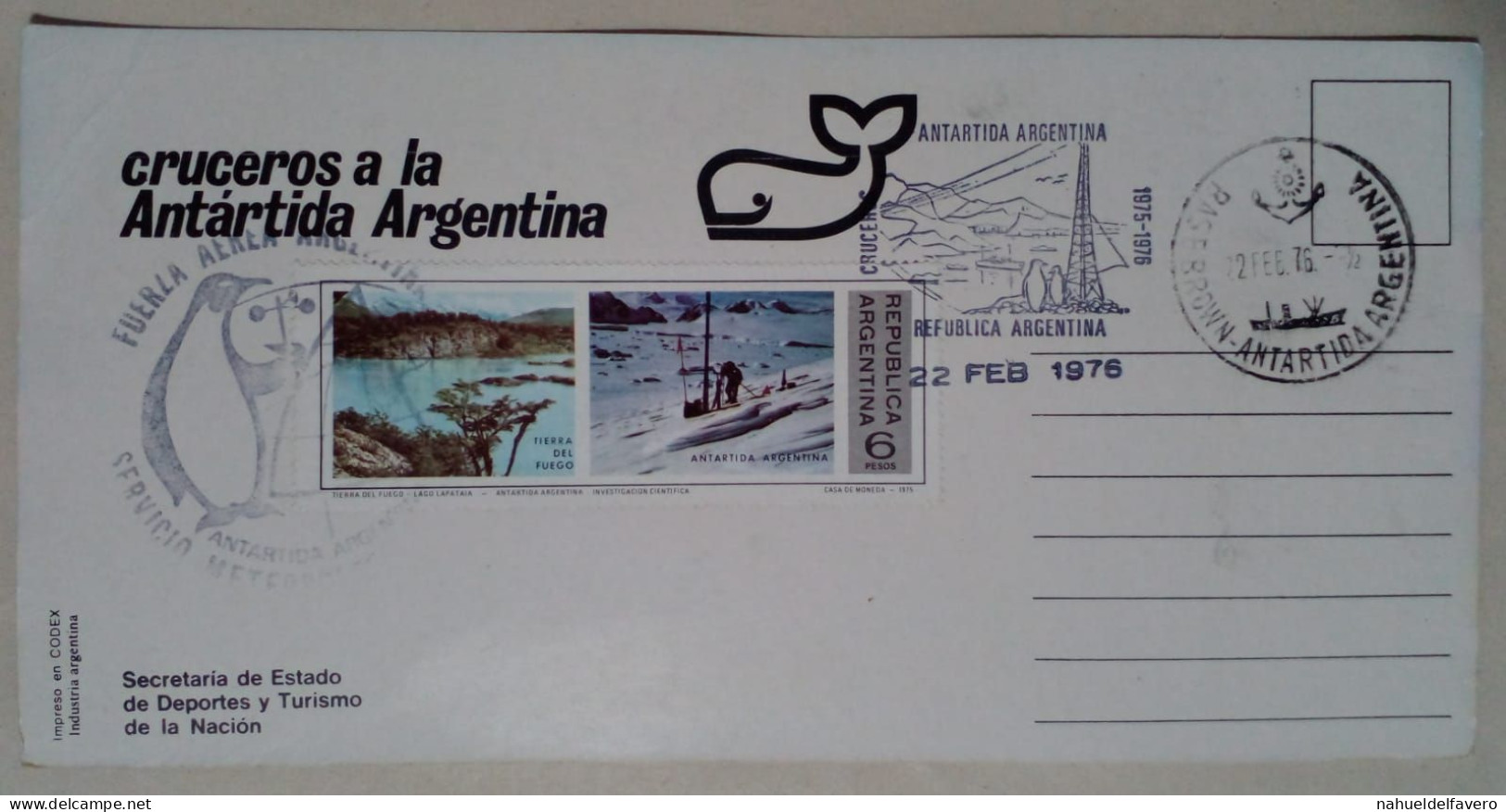Carte Postale - Croisières Vers L'Antarctique Argentin. - Argentina