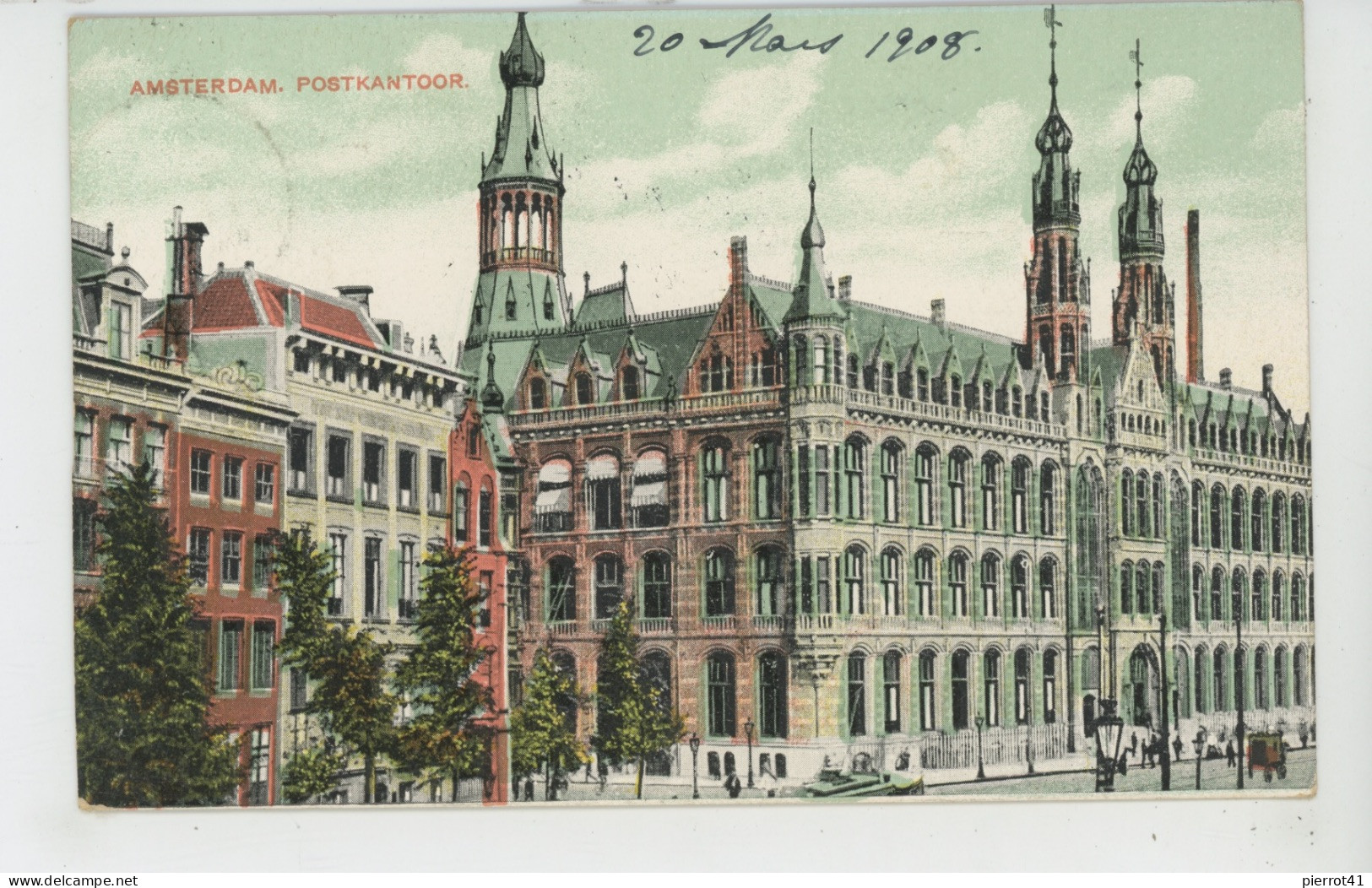 PAYS BAS - AMSTERDAM - Postkantoor - Amsterdam