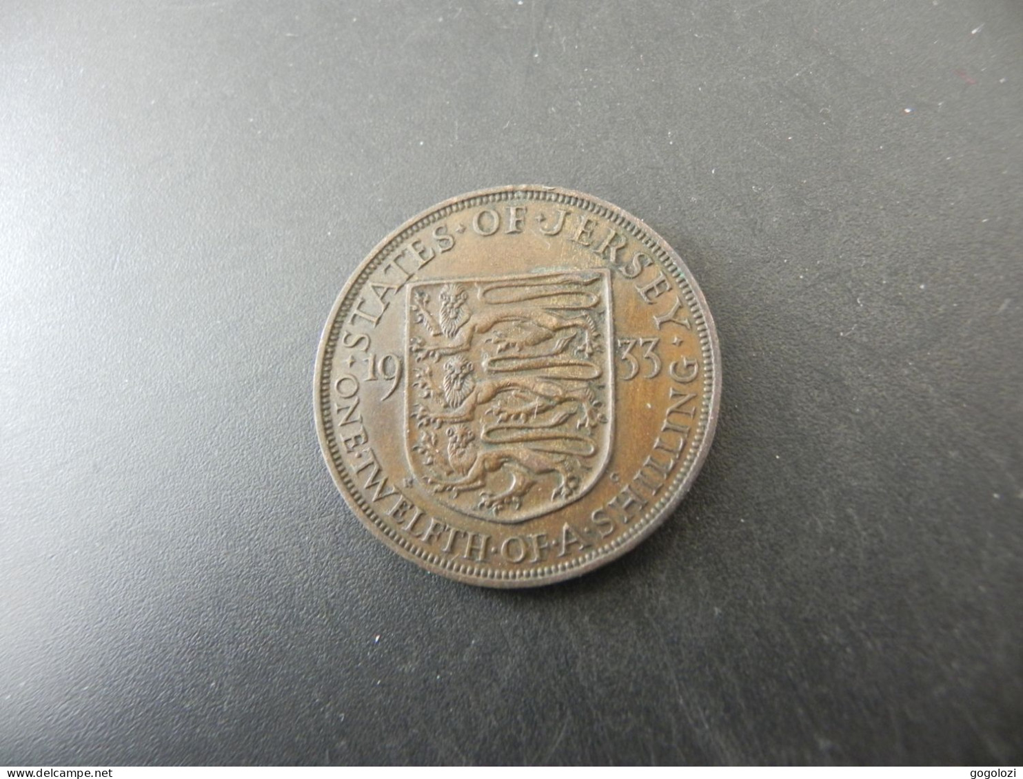 Jersey 1/12 Shilling 1933 - Jersey