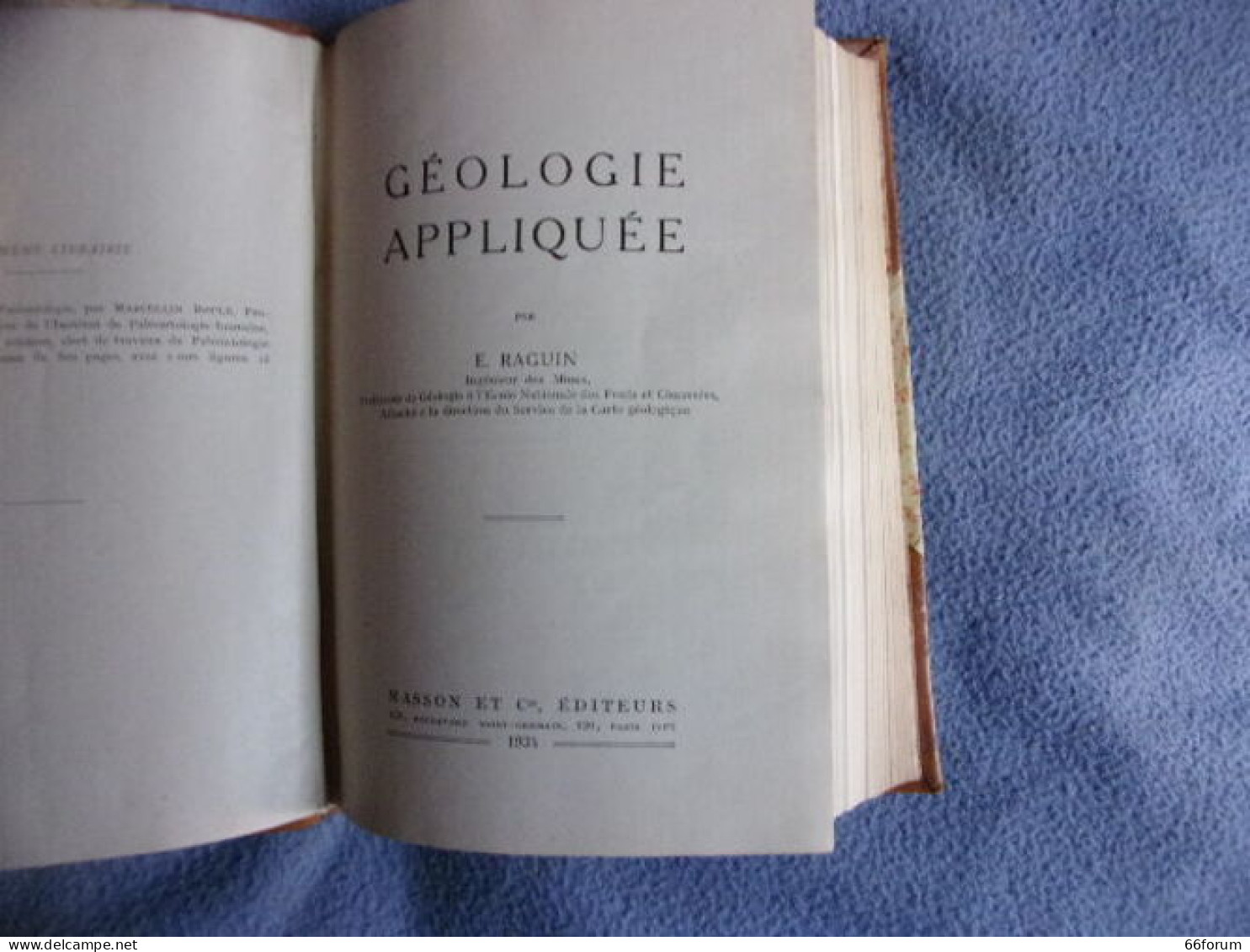 Géologie Appliquée - Wissenschaft
