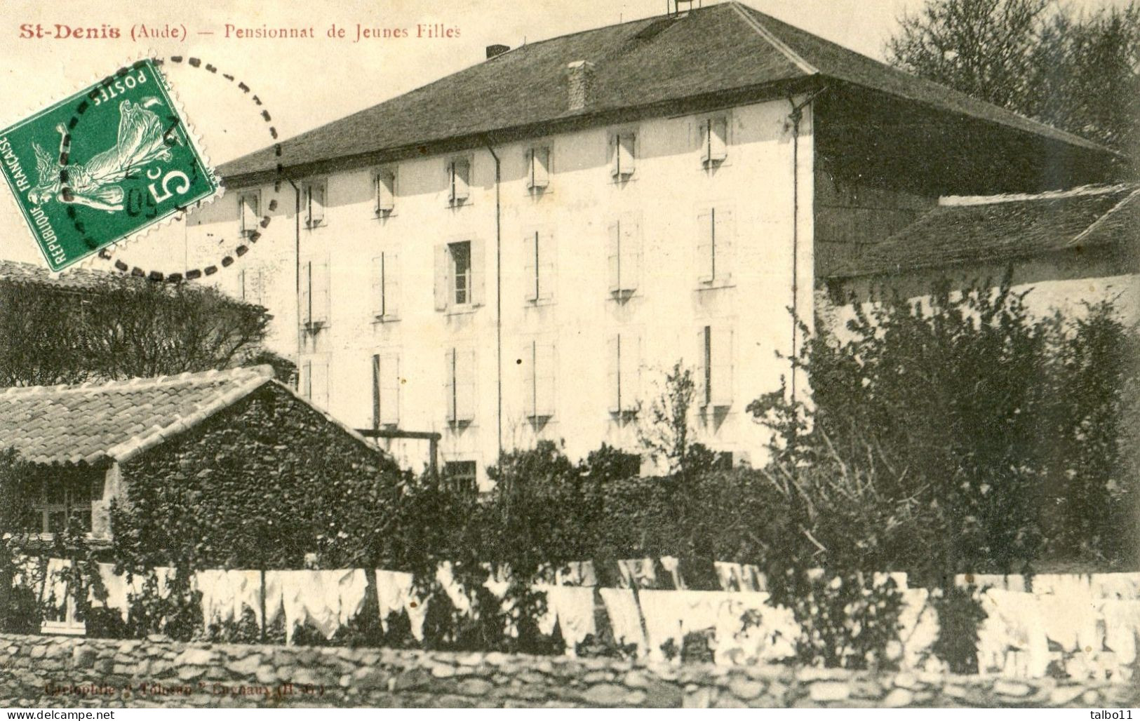 11 - Saint Denis (Aude)  - Pensionnat De Jeunes Filles - Other & Unclassified