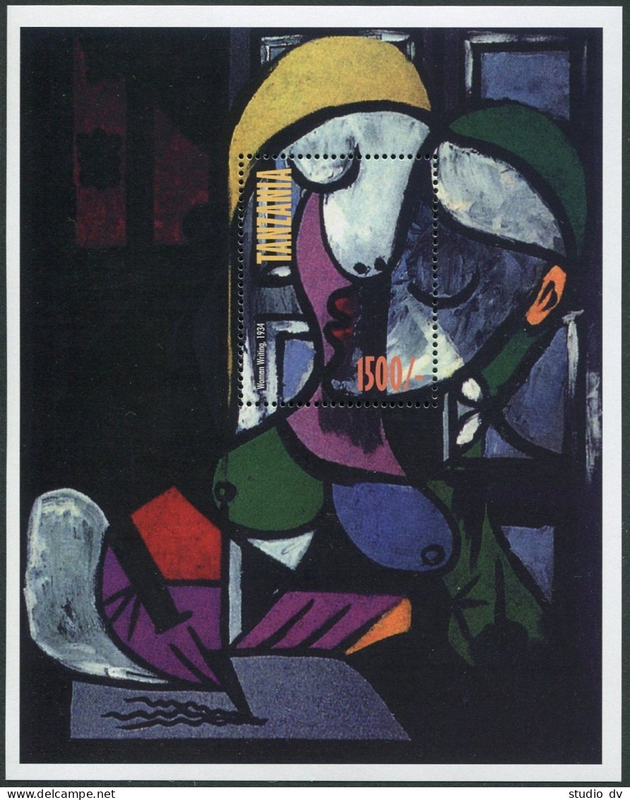 Tanzania 1759-1761, 1762 Sheet, MNH. Pablo Picasso Paintings, 1998. - Tansania (1964-...)