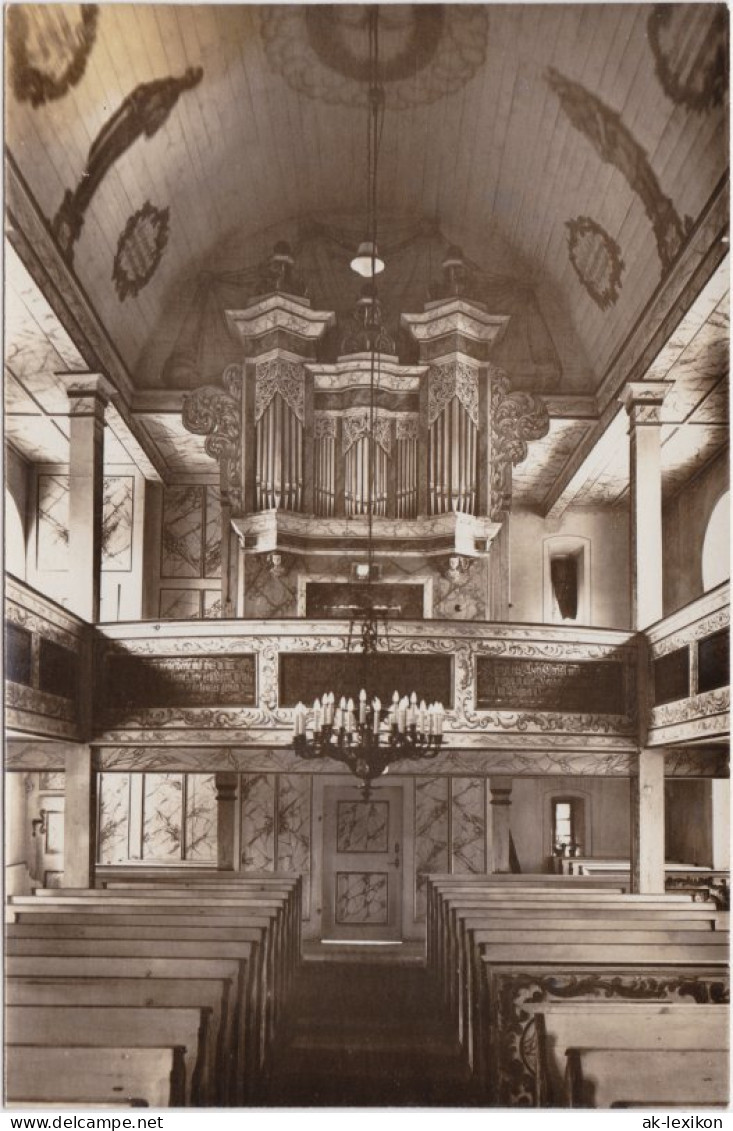 Kostebrau (Niederlausitz)-Lauchhammer Costebrau (bis1930) Kirche - Innen - Orgel 1928  - Lauchhammer