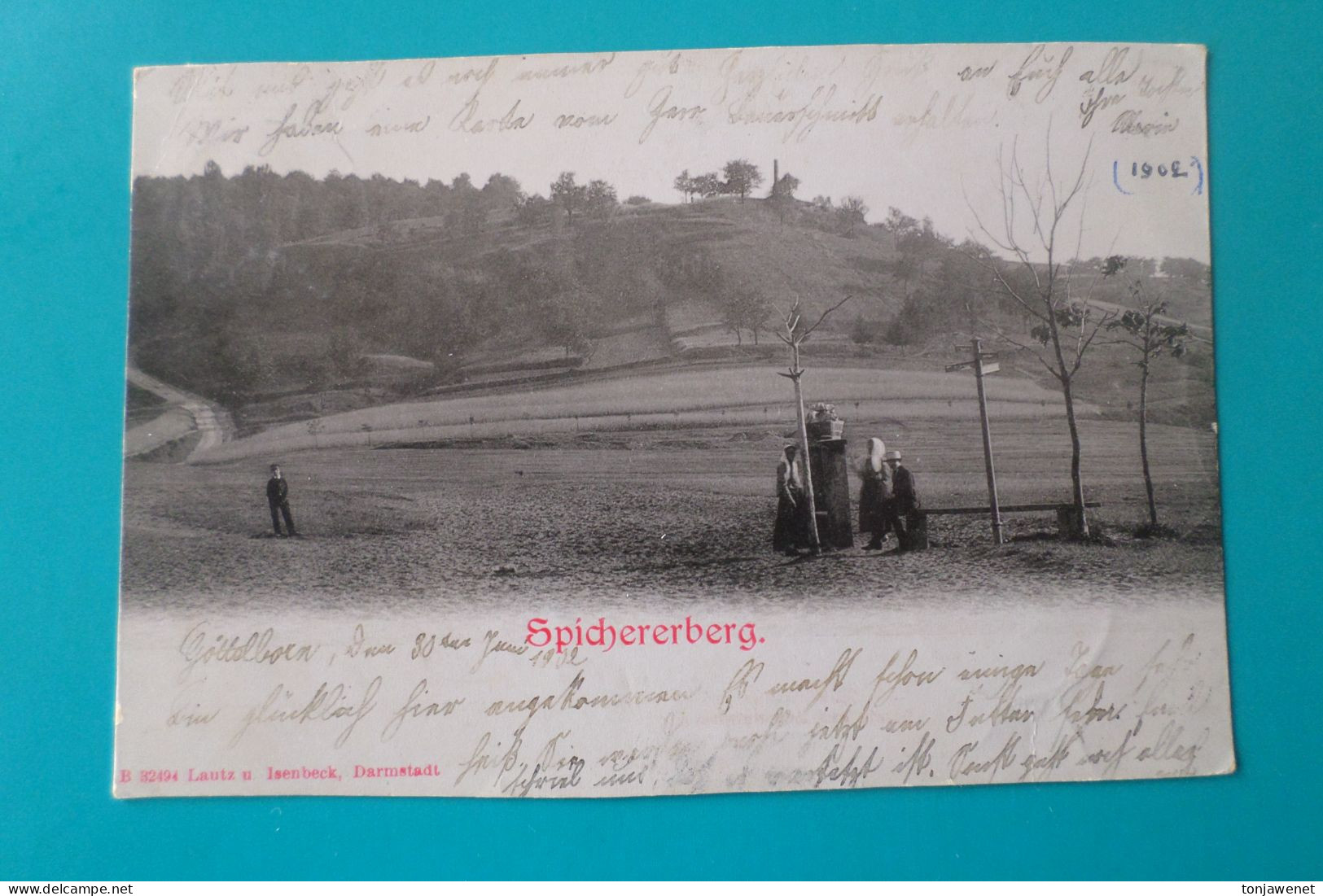 Saarbrücken - Spichererberg - Ecrite En 1902( Allemagne ) - Saarbruecken