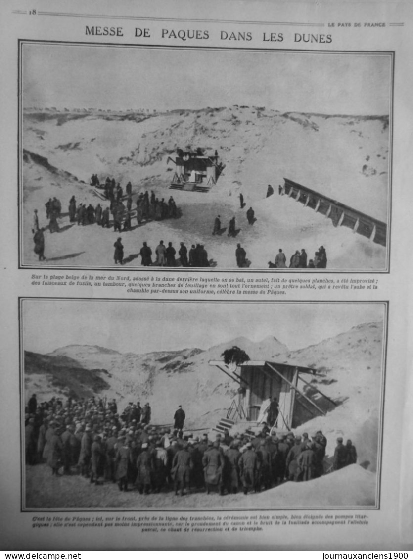 1914 1918 MESSE RELIGION PRETE SOLDAT  5 JOURNAUX ANCIENS - Documents Historiques