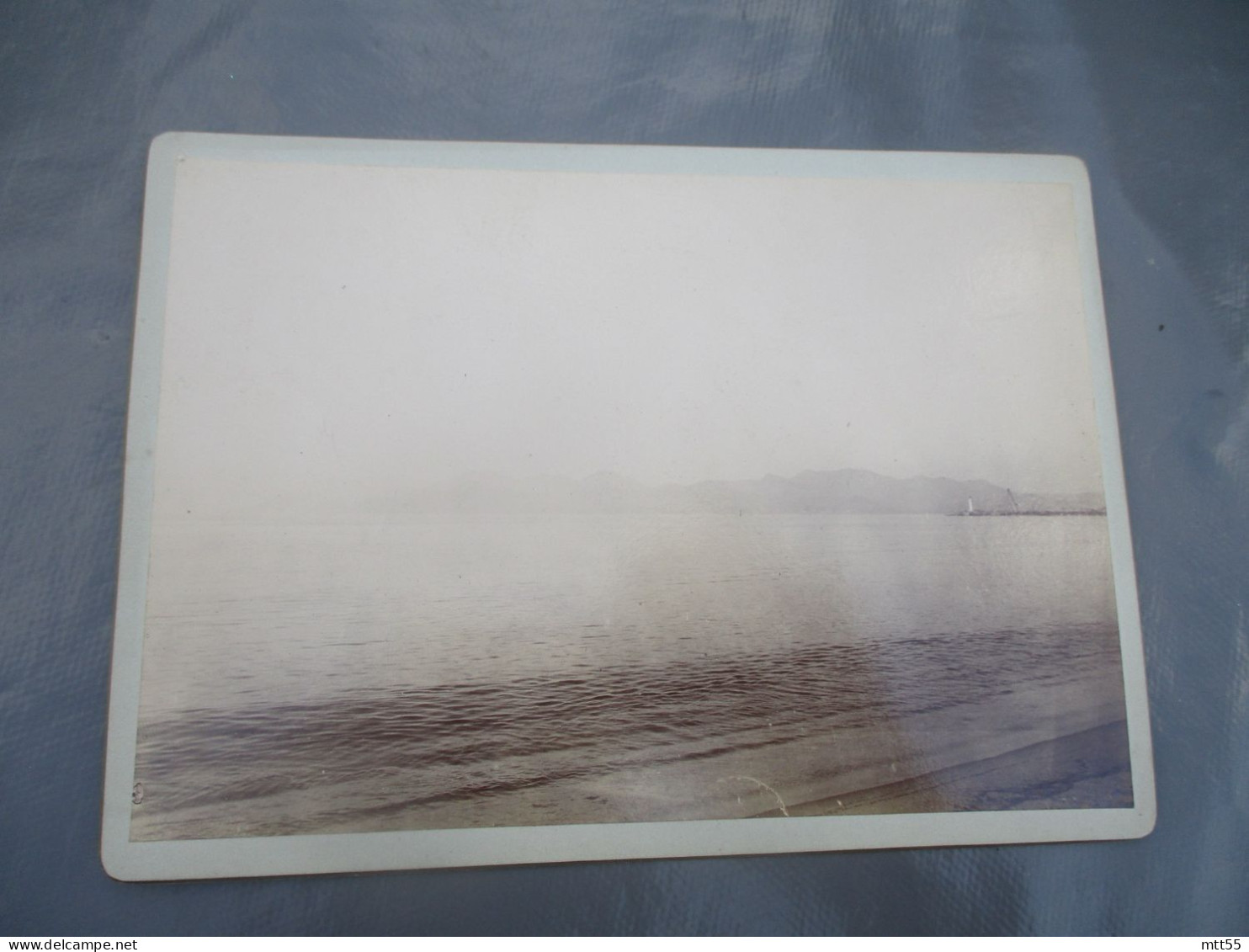 1893 PHOTO SUR CARTON L ESTEREL VUE DU CERCLE NAUTIQUE - Old (before 1900)