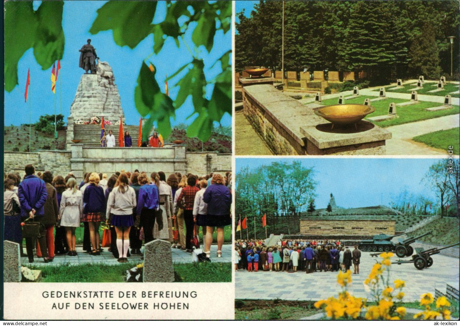 Seelow Gedenkstätte Der Befreiung - Verschiedene Ansichten Mit Schulklassen 1976 - Other & Unclassified