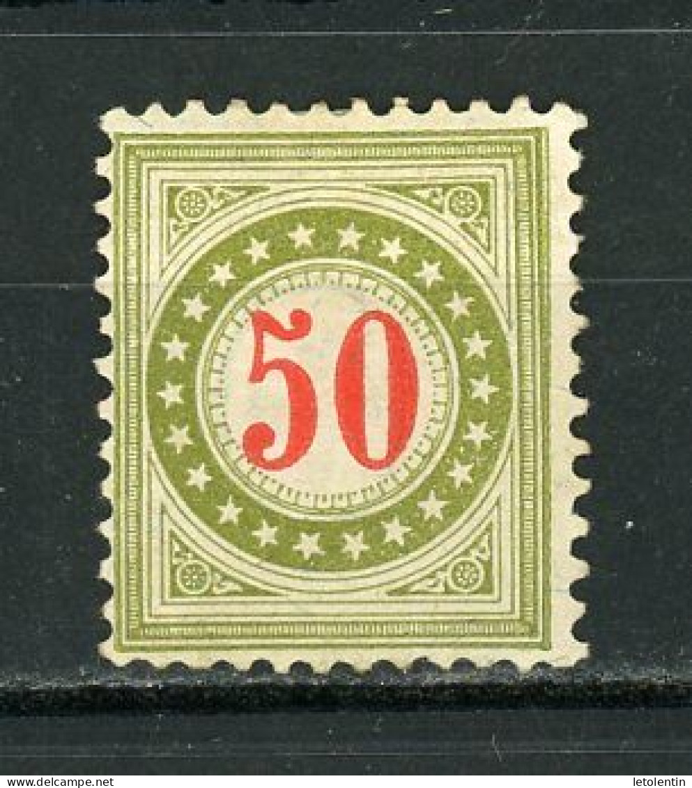 SUISSE - TIMBRE TAXE - N° Yt 33 (*) - Taxe