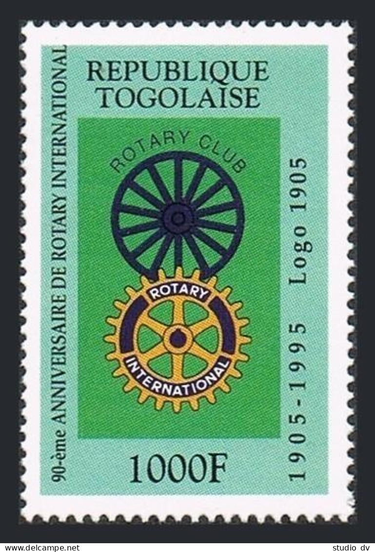 Togo 1662,MNH.Michel 2277. Rotary International,90th Ann.1995. - Togo (1960-...)