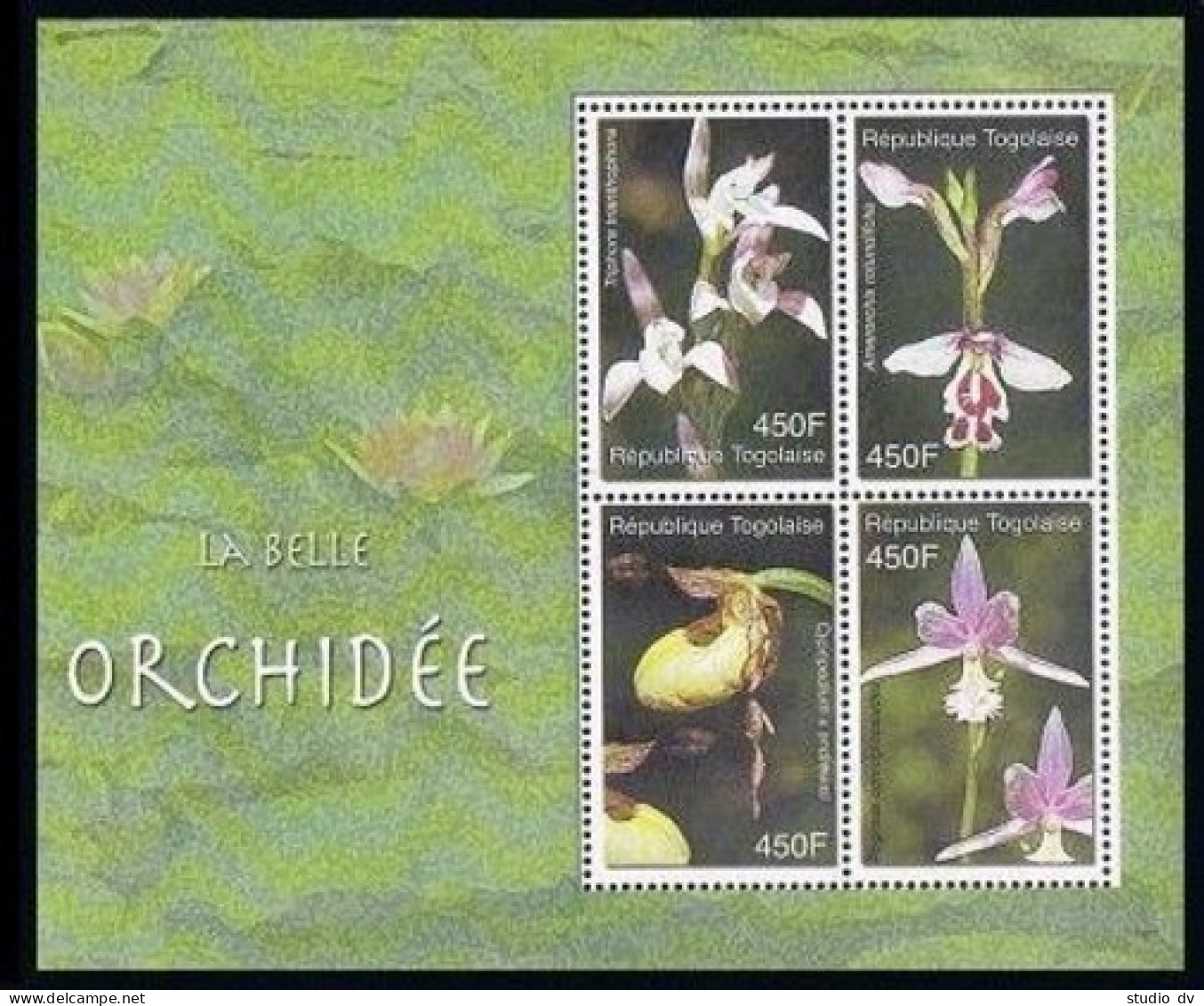 Togo 2046 Ad Sheet,MNH. Orchids 2006. - Togo (1960-...)