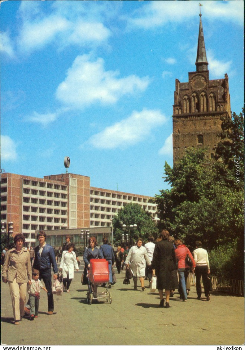 Ansichtskarte Rostock Hotel Warnow 1982 - Rostock