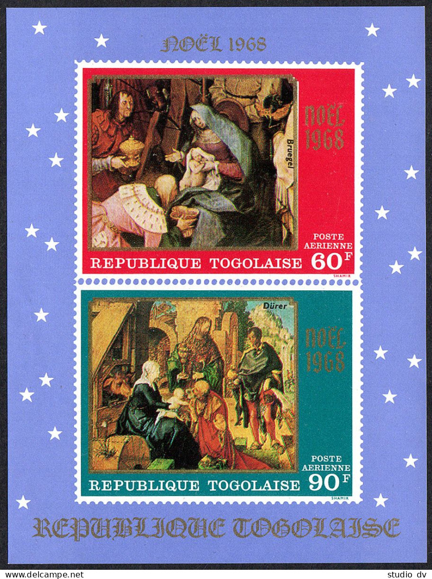 Togo 661-64,C100-01,C101a,MNH.Michel 679-684,Bl.37. 1968.Giorgione,Bruegel,Durer - Togo (1960-...)