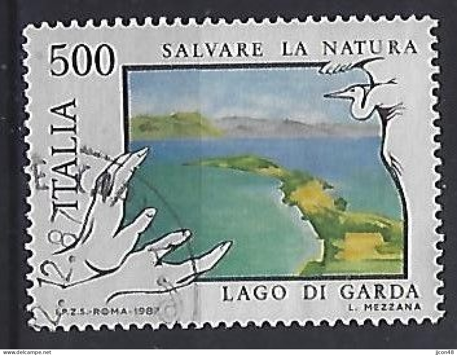 Italy 1987  Naturschutz: Flusse Und Seen  (o) Mi.2006 - 1981-90: Gebraucht