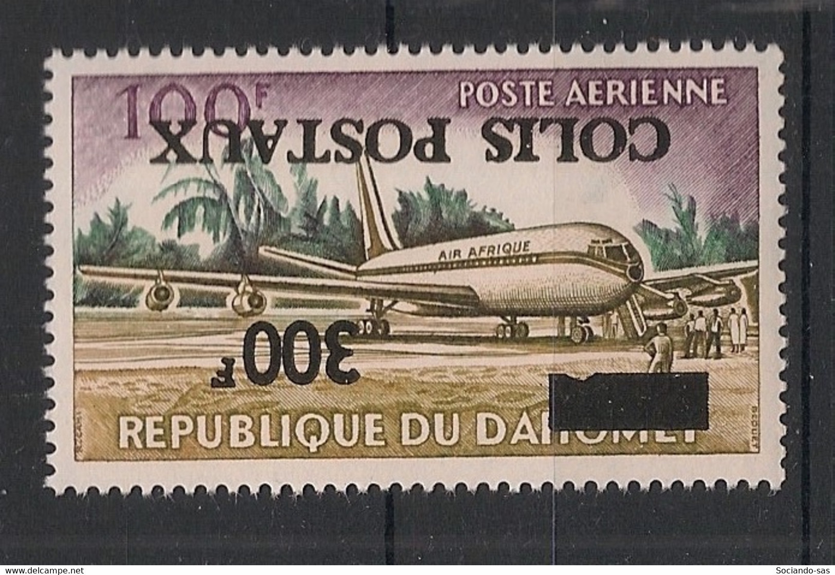 DAHOMEY - 1967 - Colis Postaux CP N°YT. 9a - Variété Surcharge Renversée / Inv. Ovpt. - Neuf Luxe ** / MNH - Benin - Dahomey (1960-...)