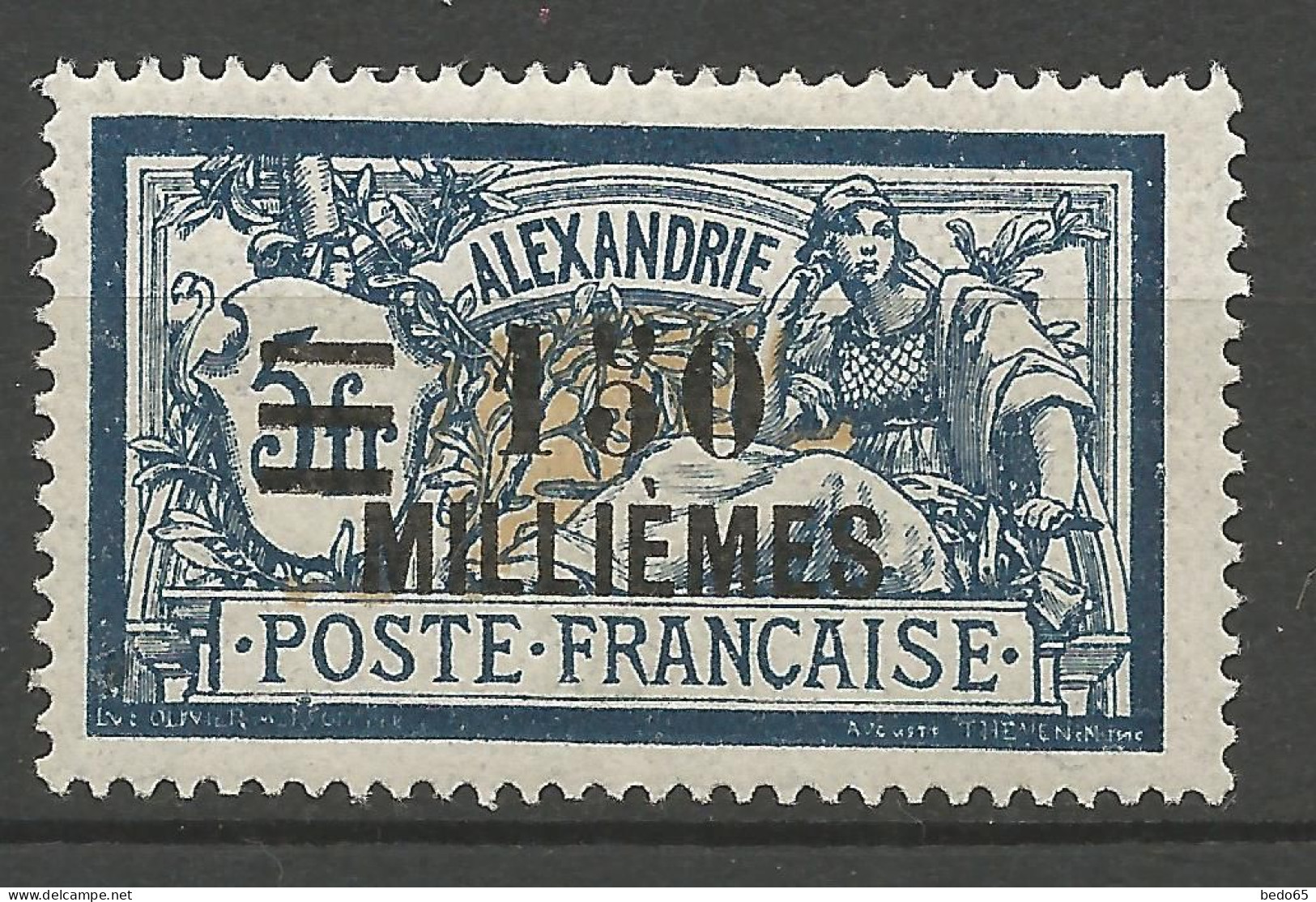 ALEXANDRIE N° 60 NEUF*  CHARNIERE  / Hinge / MH - Unused Stamps