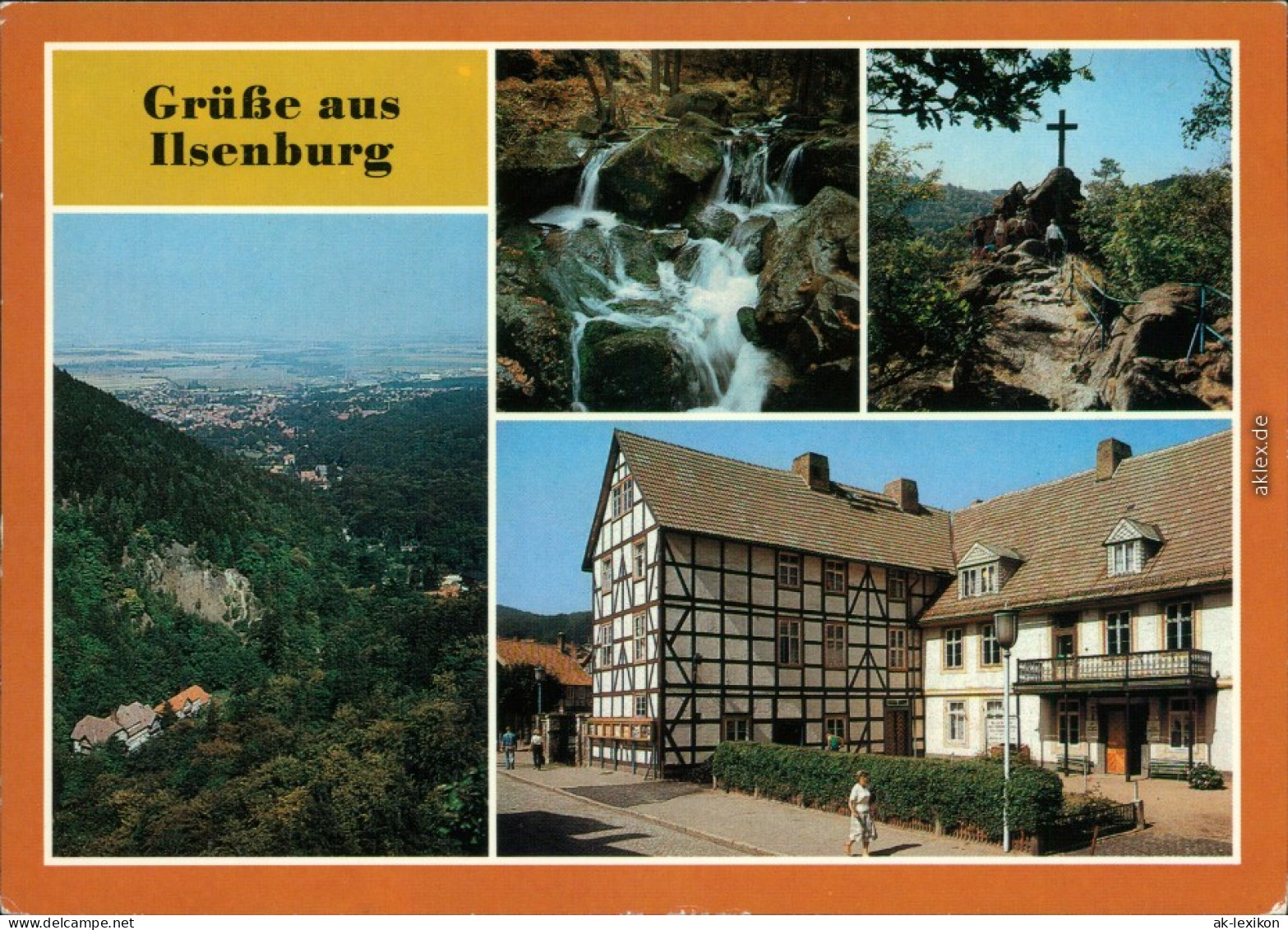 Ilsenburg (Harz) Ausblick Vom Ilsestein, Ilsefälle, Ilsestein, Hüttenmuseum 1986 - Other & Unclassified