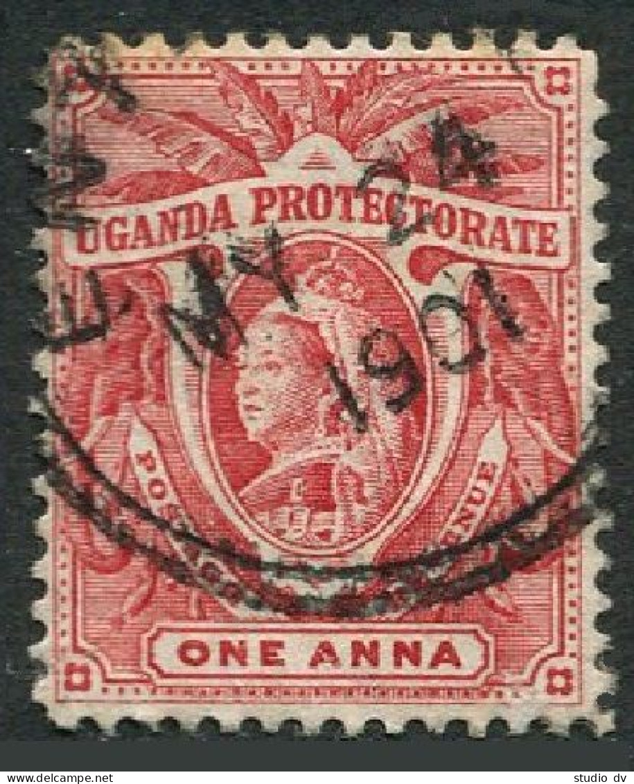 Uganda 69,used.Michel 60a. Queen Victoria, Elephant Heads,1898. - Ouganda (1962-...)