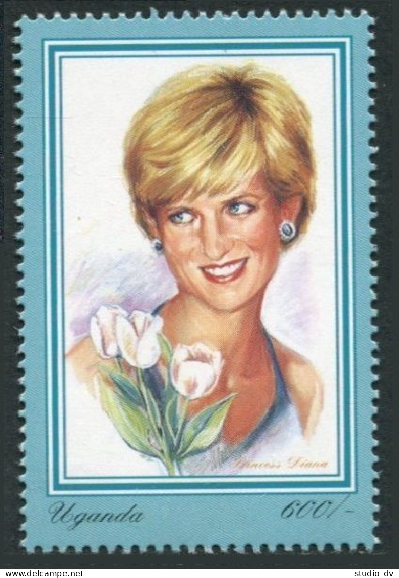 Uganda 1519,MNH. Diana,Princess Of Wales,1961-1997. - Uganda (1962-...)