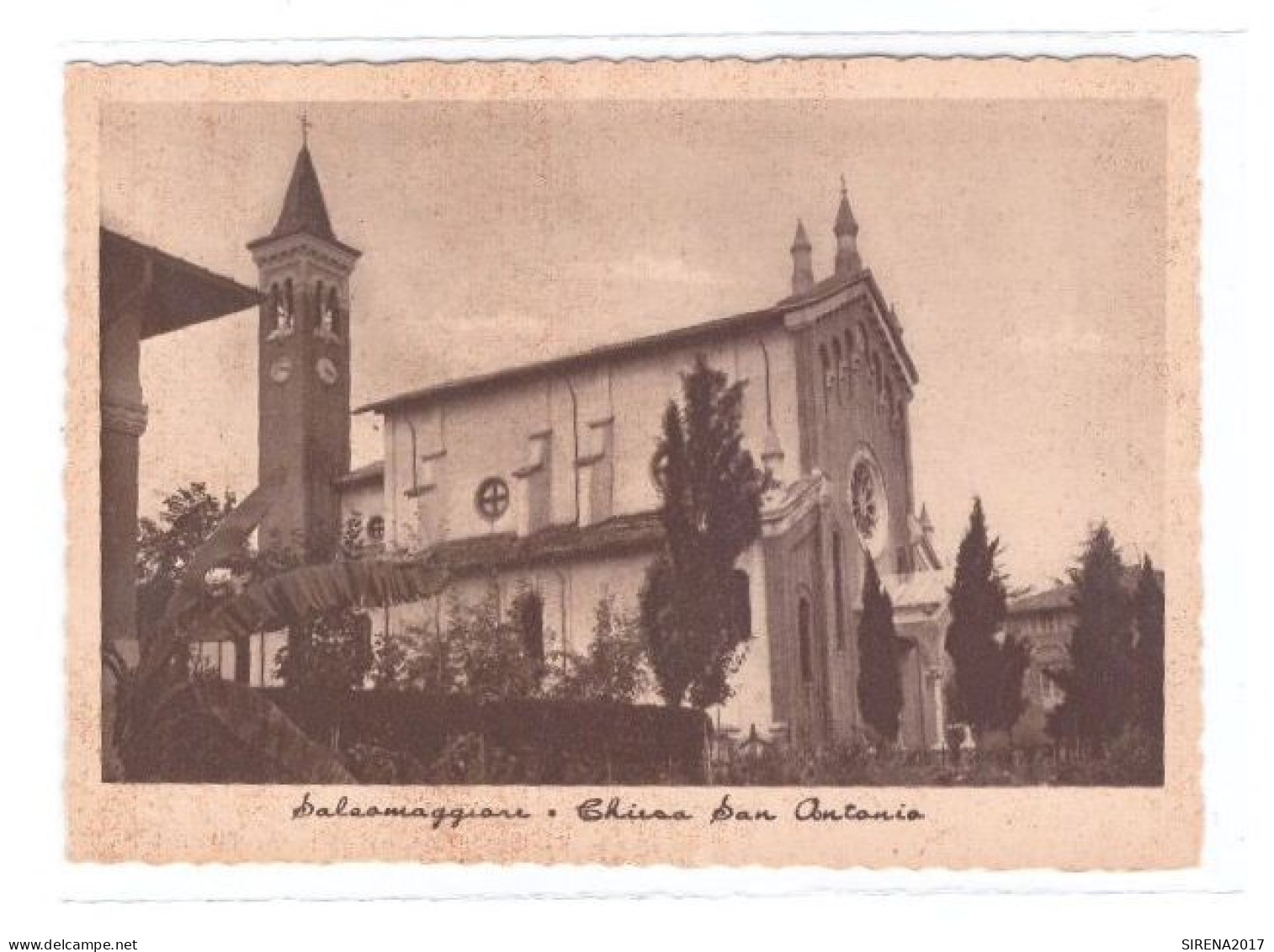 SALSOMAGGIORE - CHIESA SAN ANTONIO - PARMA - NON VIAGGIATA - Parma