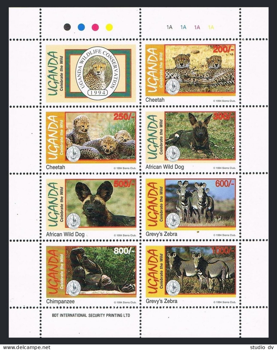 Uganda 1272-1273 Ah Sheets,MNH.Michel 1422-1436 Klb. Sierra Club,centenary,1994. - Ouganda (1962-...)