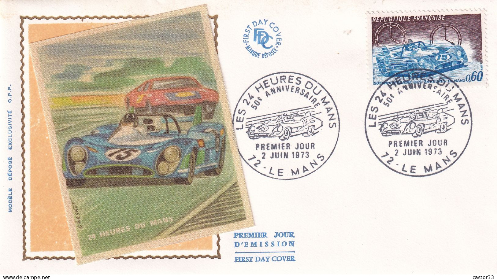 1er Jour, Cinquantenaire Des 24H Du Mans - 1970-1979