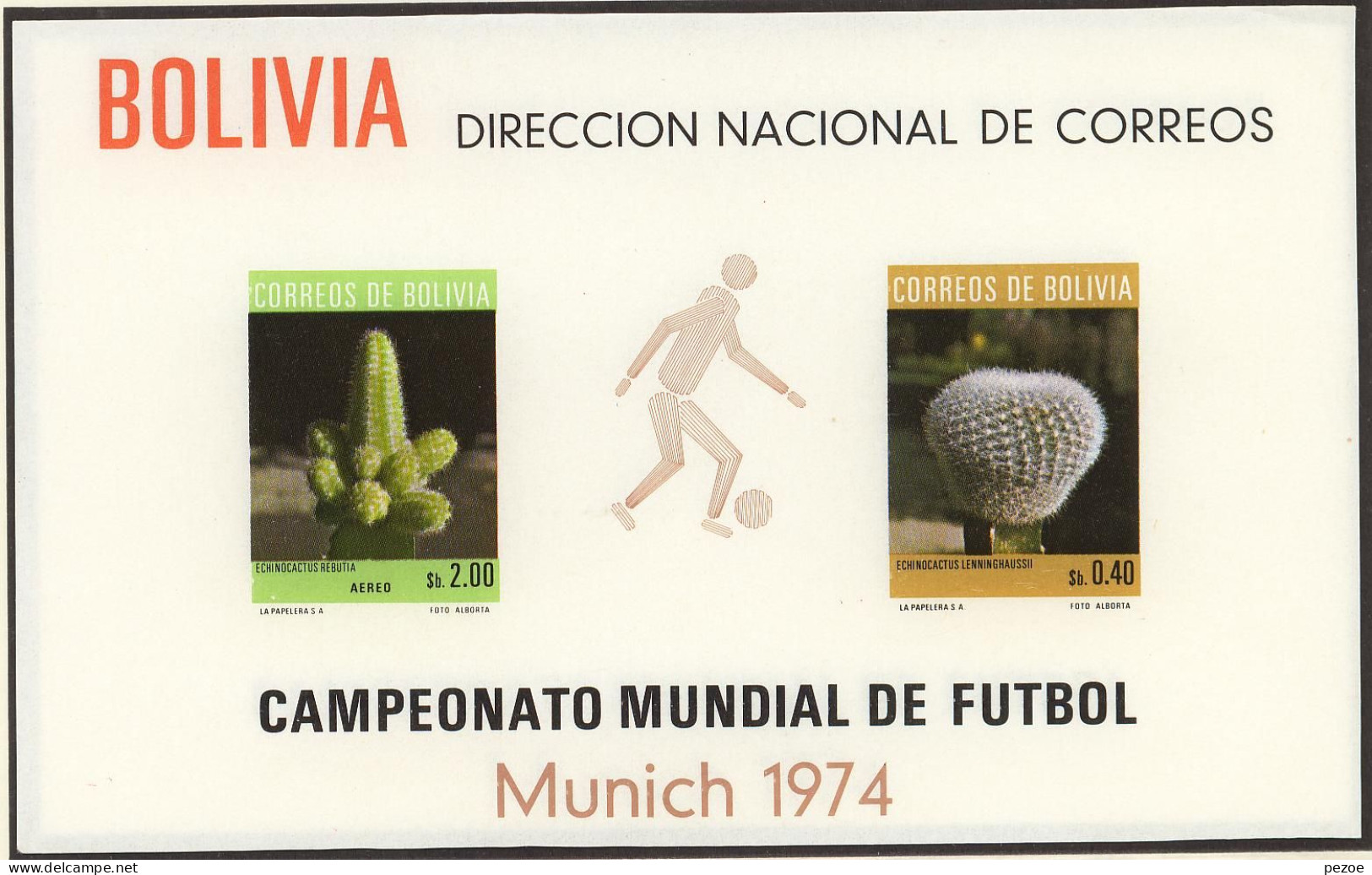 Football / Soccer / Fussball - WM 1974:  Bolivien  Bl ** - 1974 – West Germany