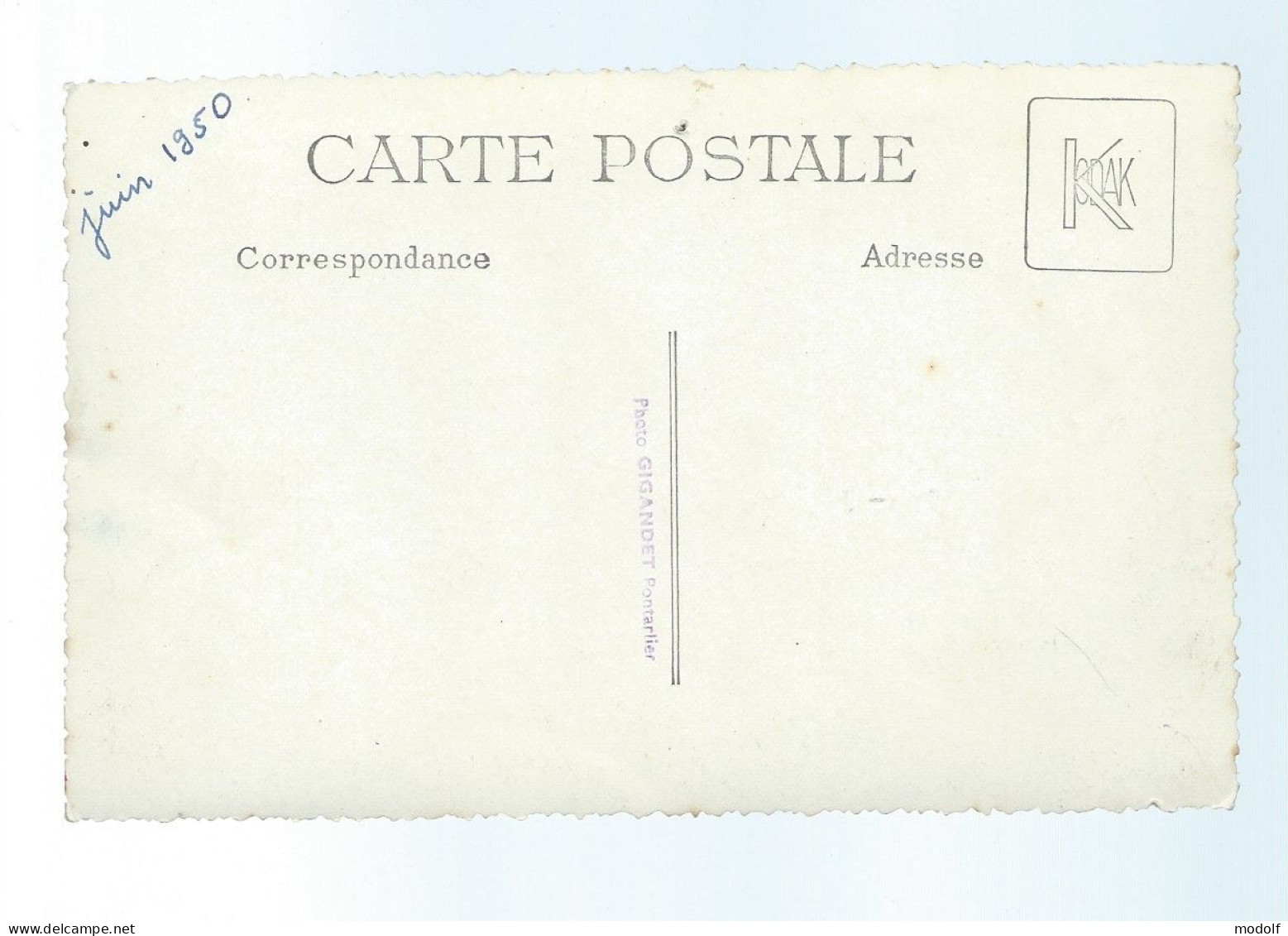 CPSM Dentelée - 25 - Environs De Pontarlier - Les Forts - Non Circulée (1950) - Pontarlier