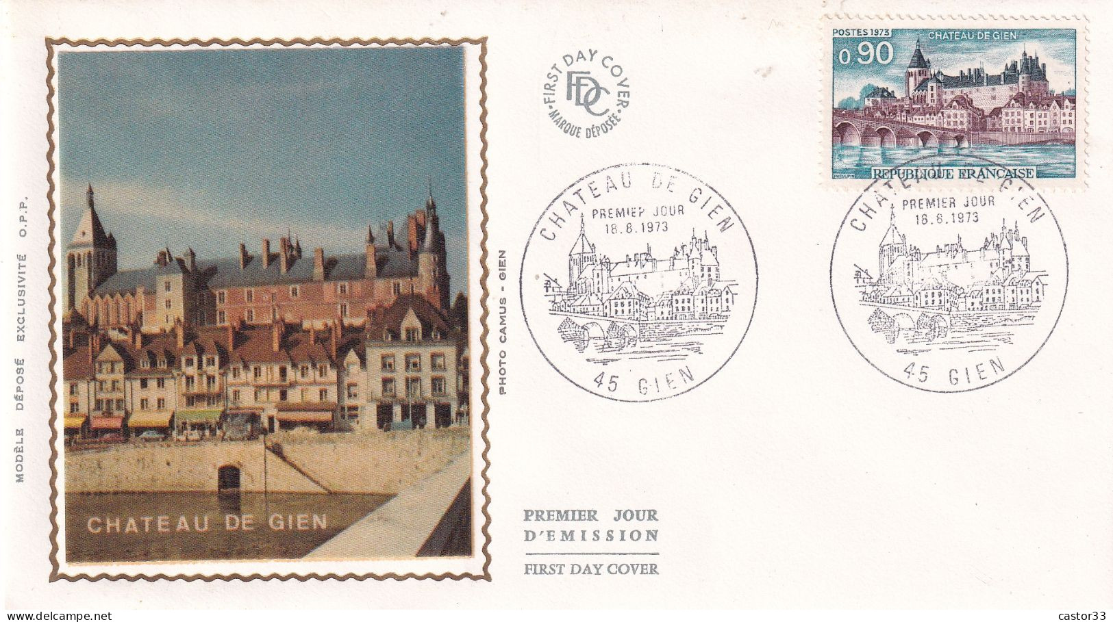 1er Jour, Château De Gien - 1970-1979