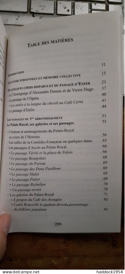 Galeries Et Passages De PARIS Guide Complet RICHARD KHAITZINE Le Mercure Dauphinois 2010 - Paris
