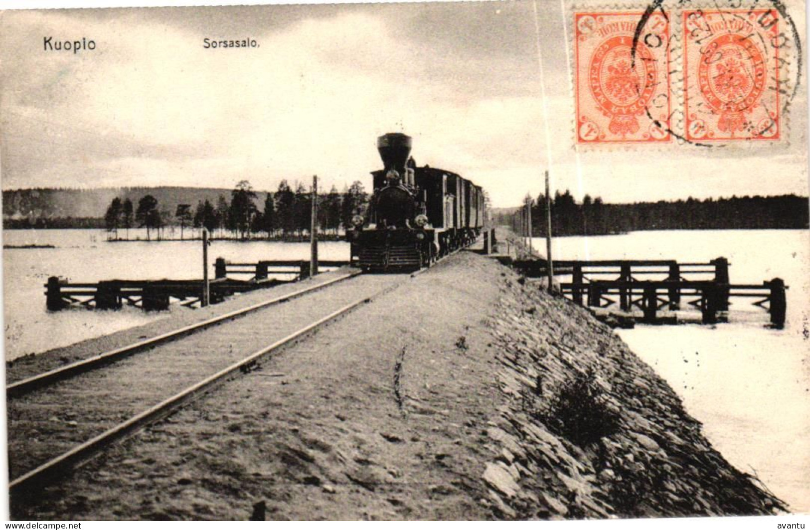 FILAND / KUOPIO / RAILWAY AND TRAIN - Finlande