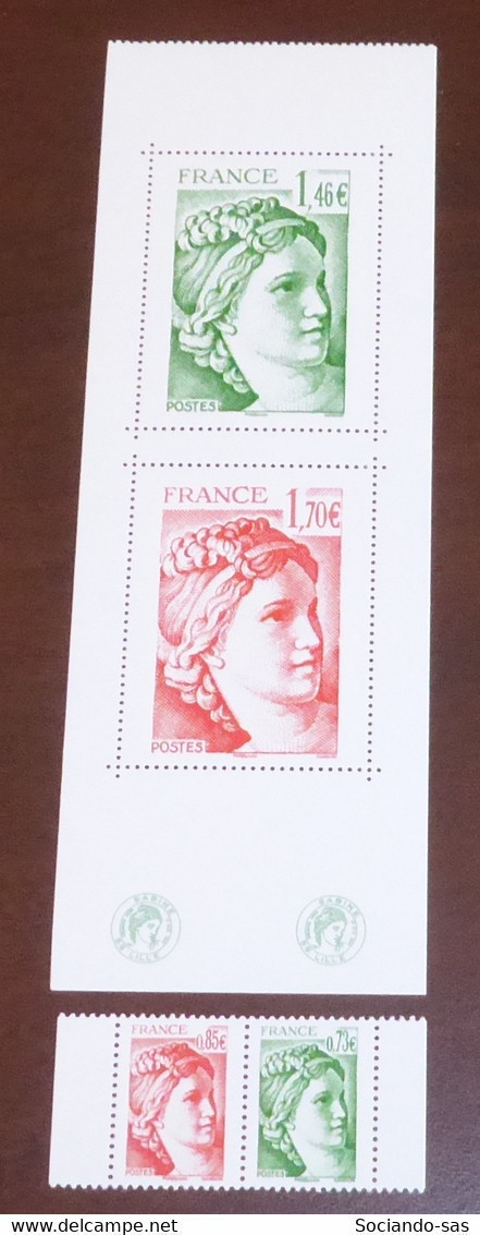 FRANCE - 2017 - N°YT. 5183 à 5186 - Sabine De Gandon - Neuf Luxe ** / MNH / Postfrisch - Unused Stamps
