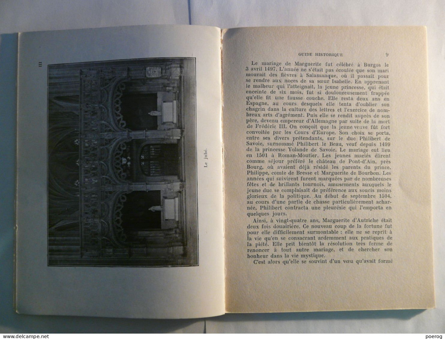 L'EGLISE DE BROU - AIN - EDITIONS ALBERT MORANCE CIRCA 1953 - 14cm X 18cm - Monographie - Rhône-Alpes