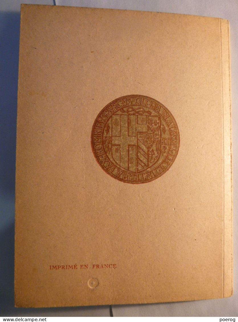 L'EGLISE DE BROU - AIN - EDITIONS ALBERT MORANCE CIRCA 1953 - 14cm X 18cm - monographie
